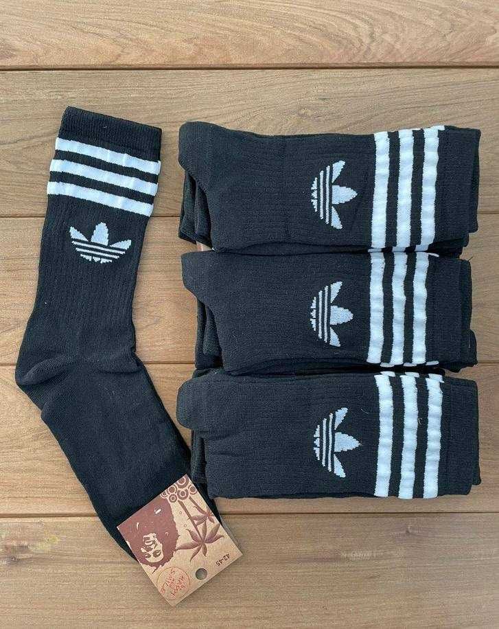 Шкарпетки Adidas Чорні,Білі.
