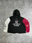 Project GR Grailz athletic dept худі худи кофта черная чорна baggy S L