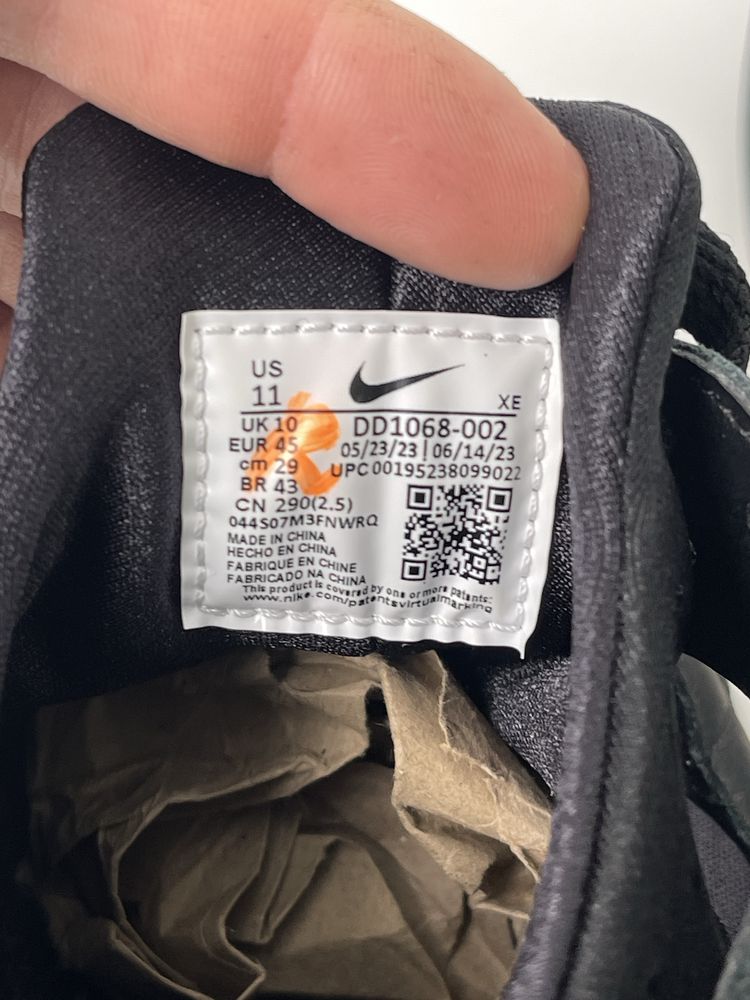 Оригинал Nike Air Huarache Black (DD1068 002) летние черние найк