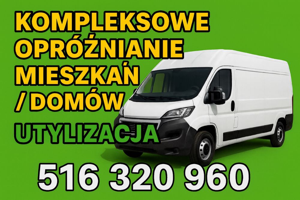 Wywóz utylizacja Śmieci Mebli - Opróżnianie Mieszkań, Firm, Piwnic