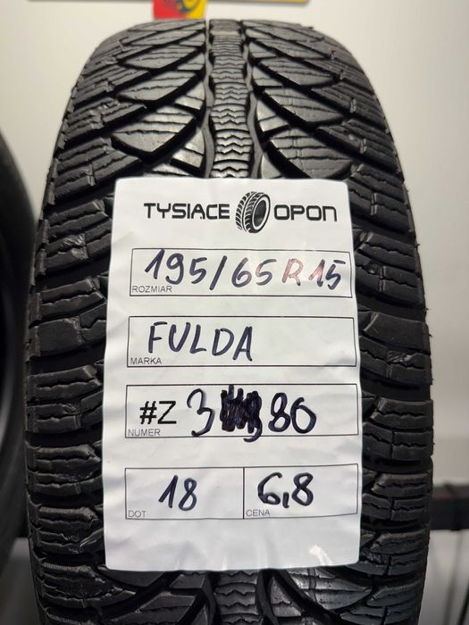Opony Zimowe 195/65/15 Fulda Montero3 #Z380