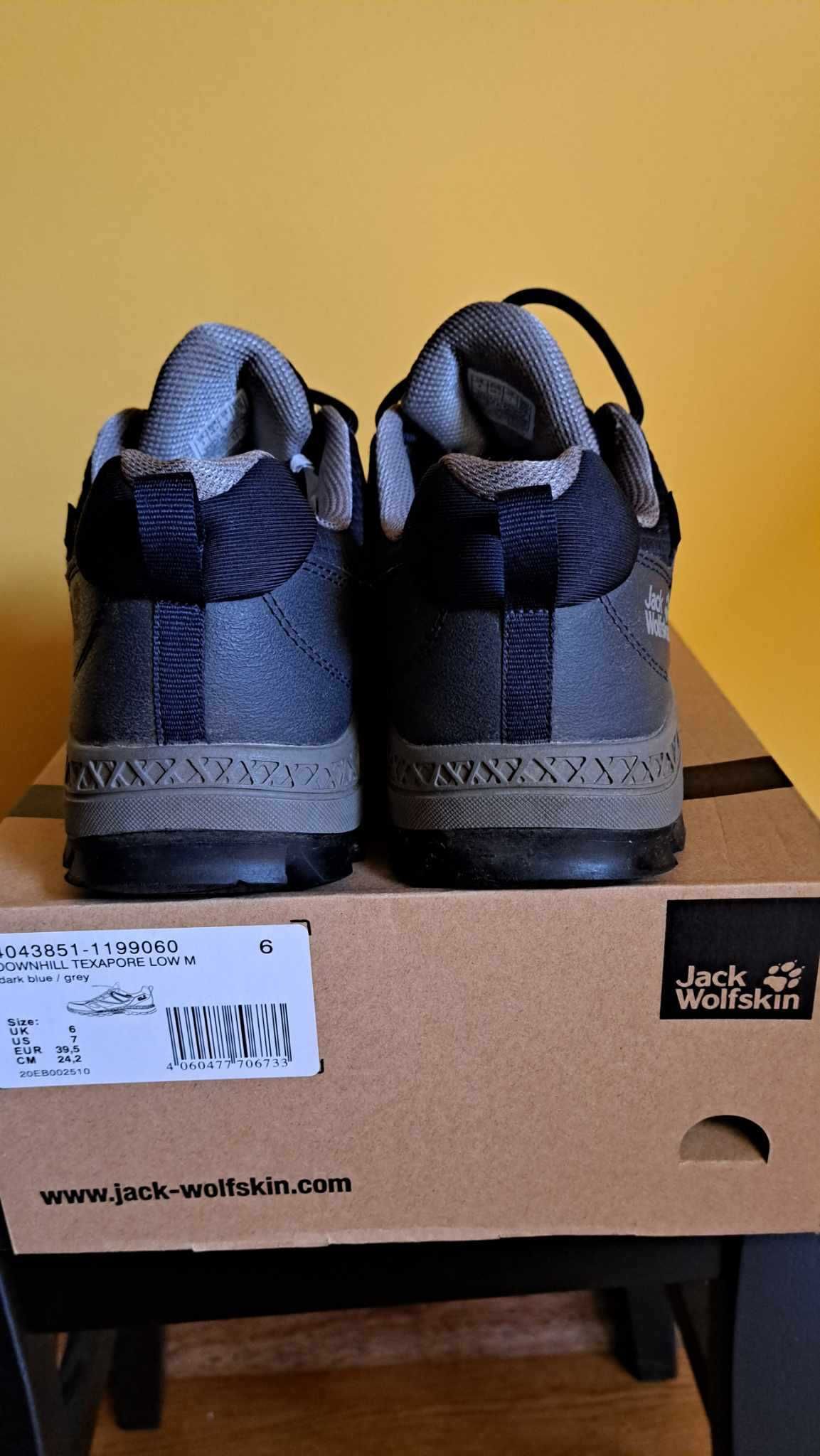 Buty trekkingowe Jack Wolfskin Downhill,  rozm. 39,5, jak nowe