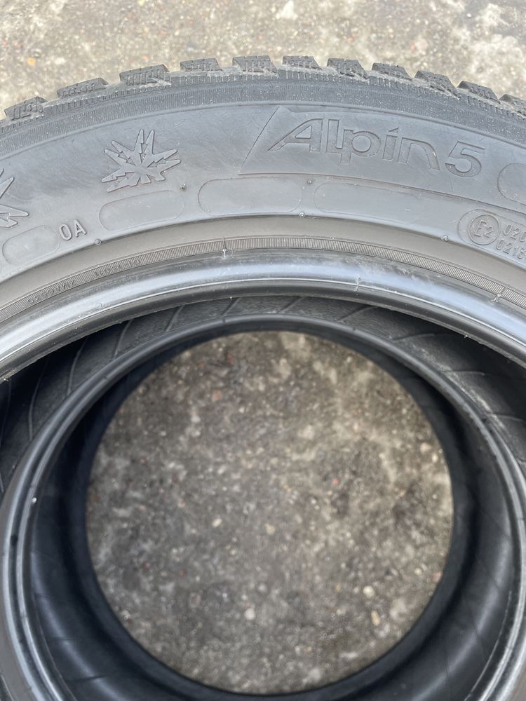 Michelin 225/50r17 94H Alpin 5 AO - 2szt opony zimowe 6mm dot3416