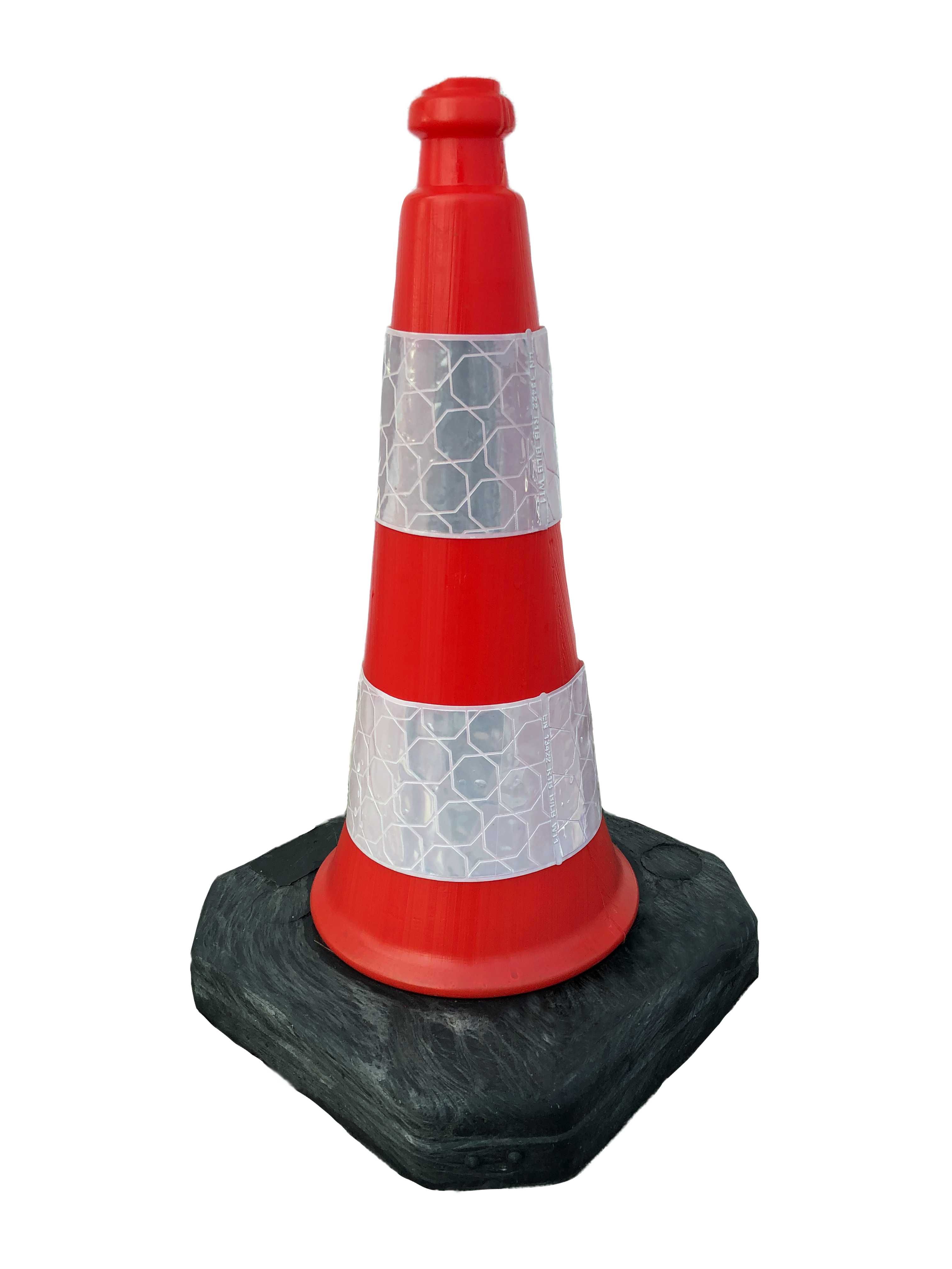 Pachołek Drogowy EUROCONE 50 cm 3 kg typ U-23c z foliami