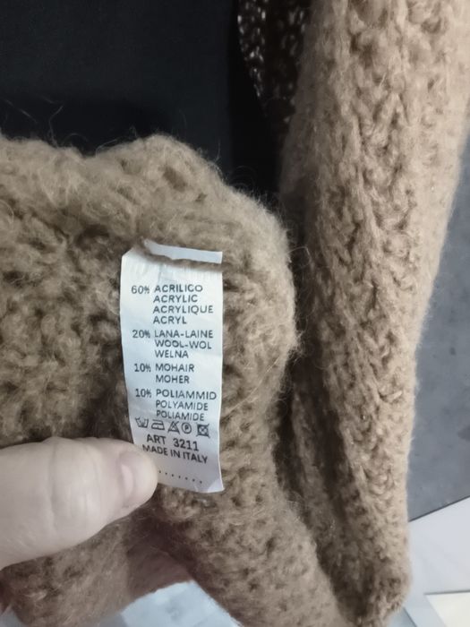 Kardigan damski gruby