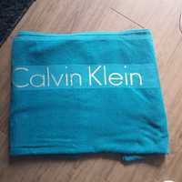 Ręcznik plażowy kąpielowy duży  Calvin 100x170 cm zieleń morska NOWY