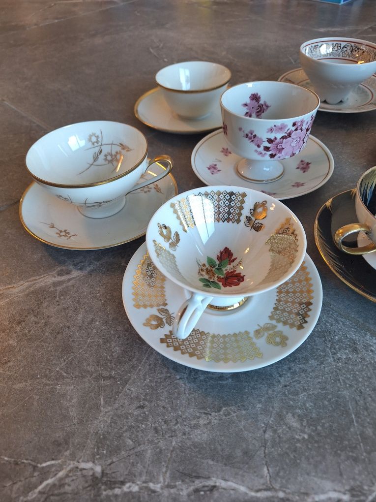 7 duo sniadaniowych porcelana unterweissbach bareuther pmp kahla fine