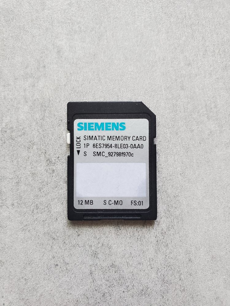 Карта памʼяті Siemens Simatic s7 1200 1500 Sinamics 12mb