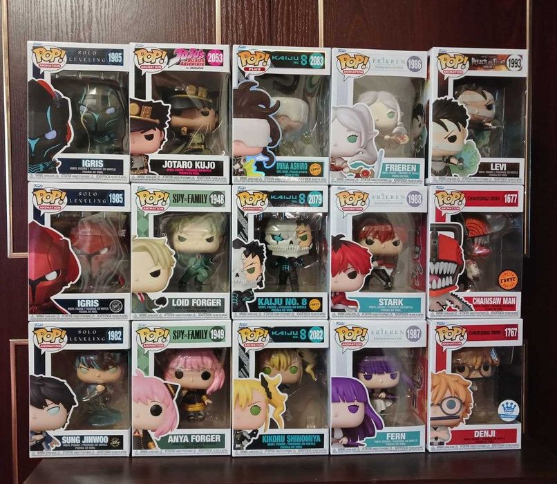 Фігурки Funko Pop Фанко Поп світів One piece ,Arcane та Аніме