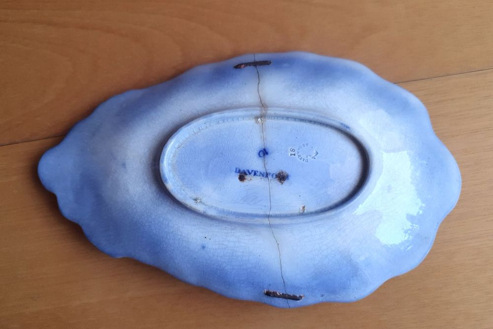 Concha para condimentos - Loiça Davenport - mais de 150 anos