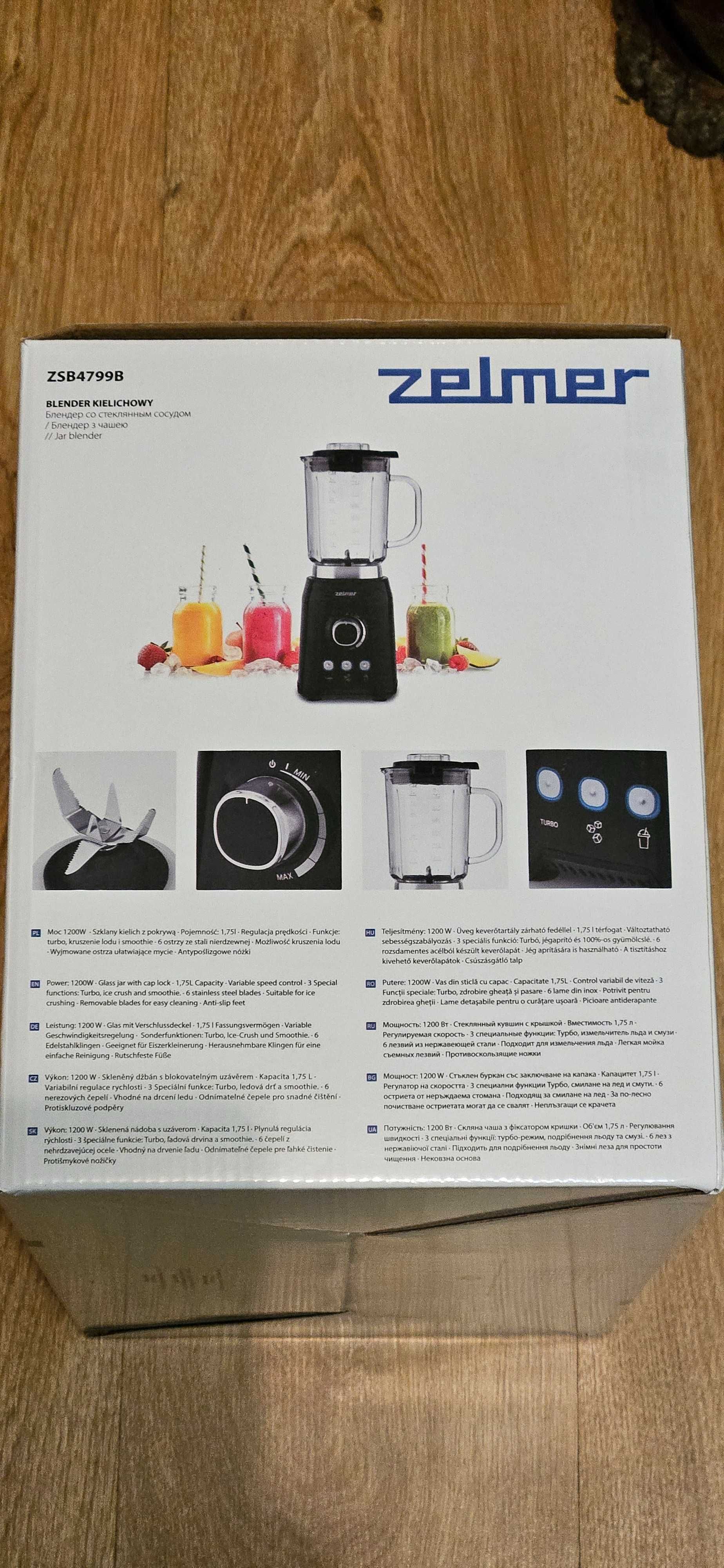 Nowy blender kielichowy ZELMER ZSB4799B
