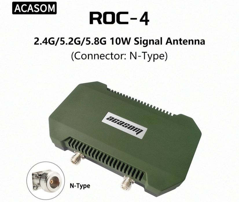 антена ACASOM ROC-4 N-Type 2.4G/5.2G/5.8G