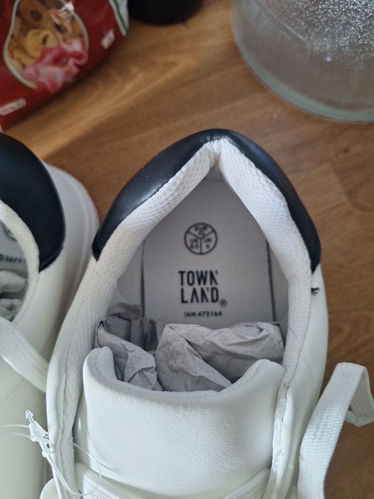 Buty męskie sneakersy białe