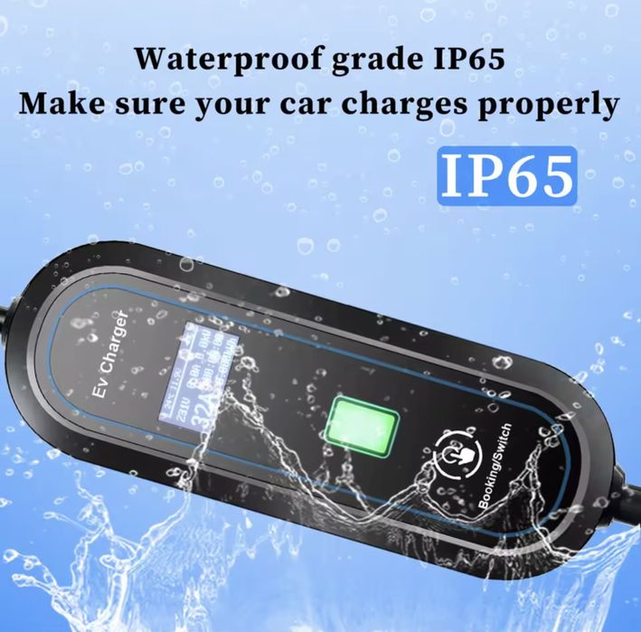 АКЦІЯ! Зарядка EV CHARGER 7KBT 32A Typel Type2 GBT WI-FI 5 метрів