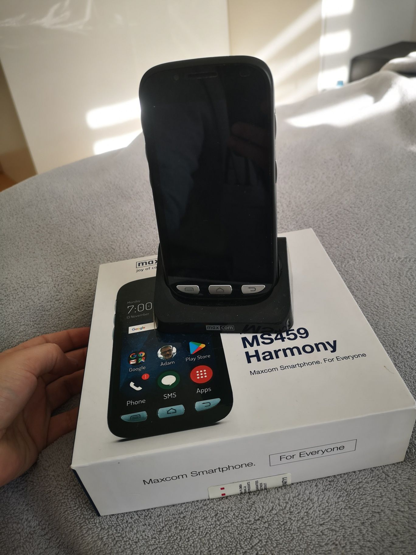 Telefon dla seniora maxcom harmony smartfon