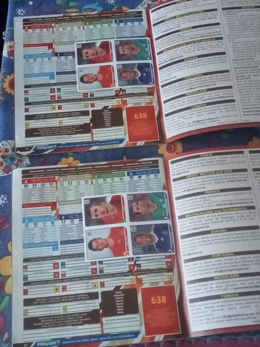 Cadernetas Mundial África do sul 2010