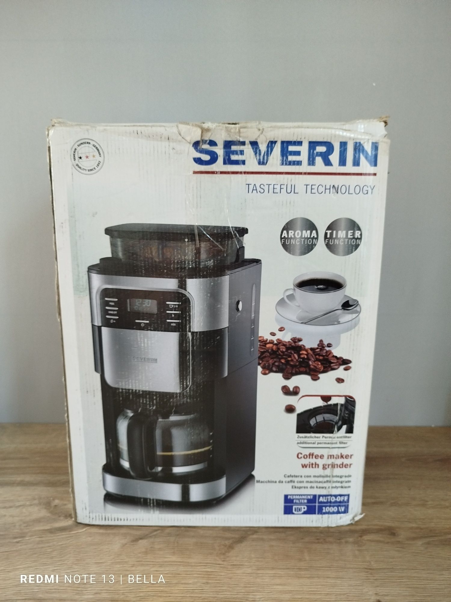 Ekspres przelewowy z młynkiem Severin KA 4810