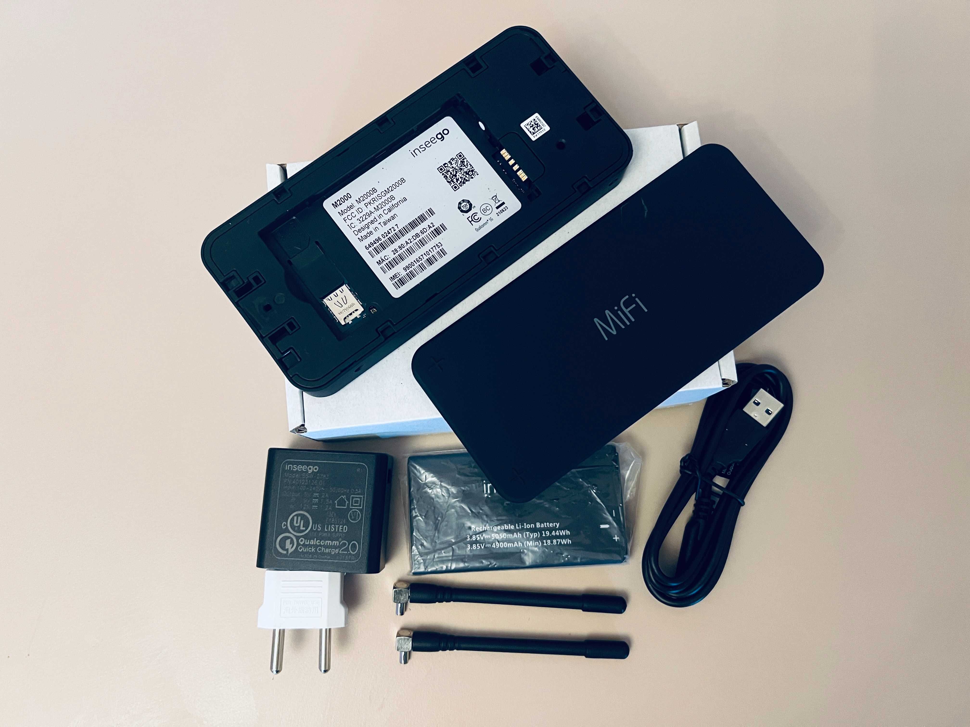 4G/5G роутер Novatel Inseego M2000 (БВ) укр-прошивка + Дві антенки 3дБ
