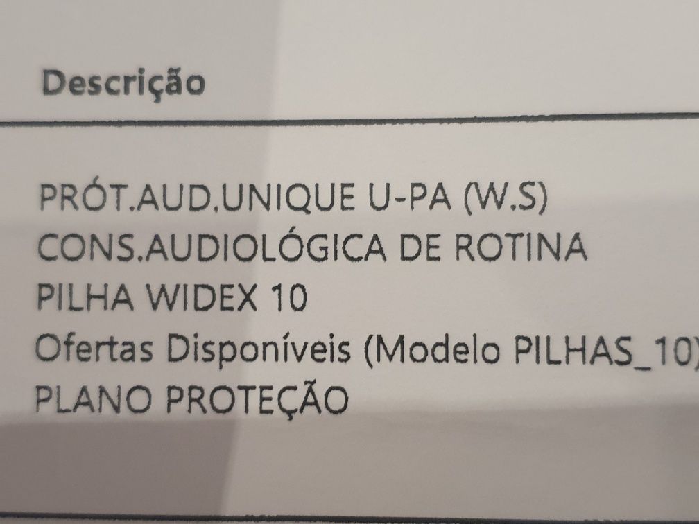 Aparelho auditivo Widex Unique U-PA (W.S.)