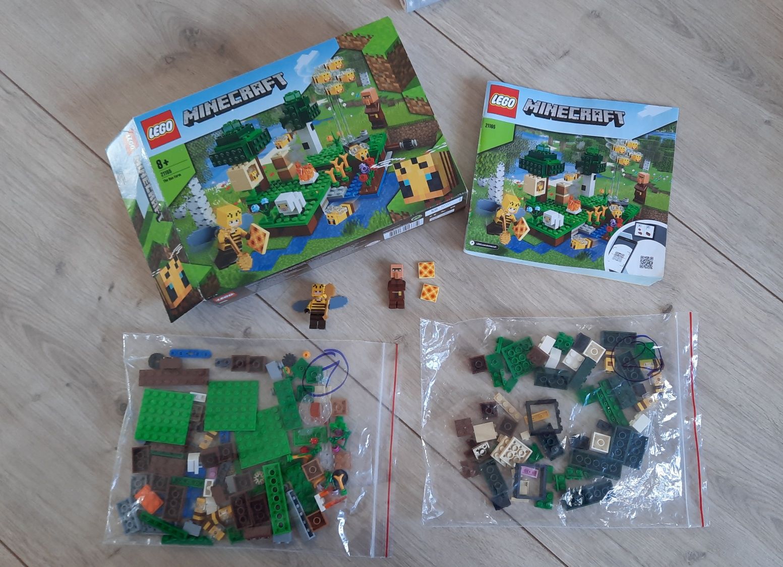 Klocki lego minecraft pasieka 21165