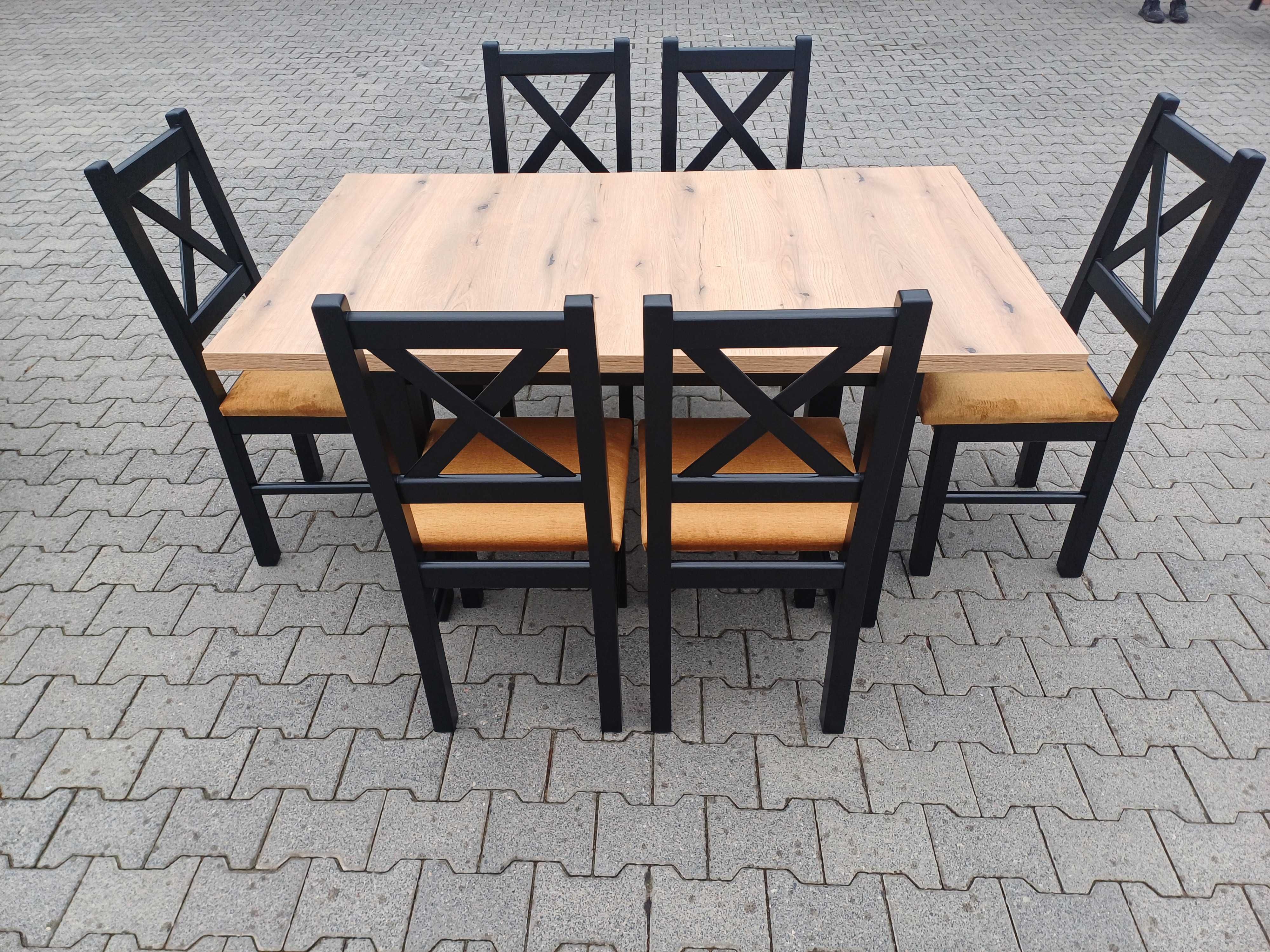Komplet stol 6 krzesel krzesla tanio solidnie do baru restauracji nowe