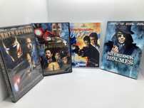 Dvds Homem de Ferro 1,2; 007 Morre noutro dia; Sherlock Holmes