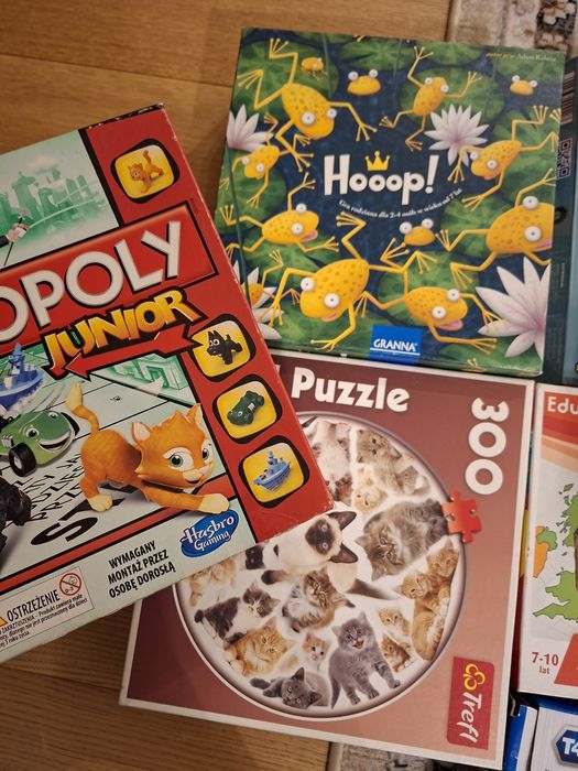 Gry i puzzle, stan idealny