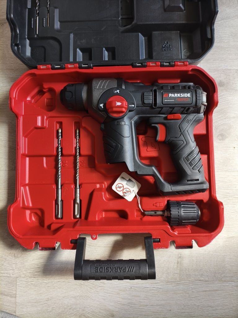 Młotowiertarka parkside performance 12v