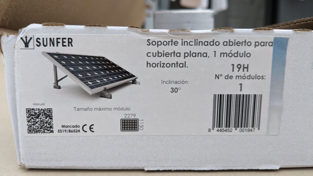 Suportes para Painel Solar da Marca SUNFER modelo 19H