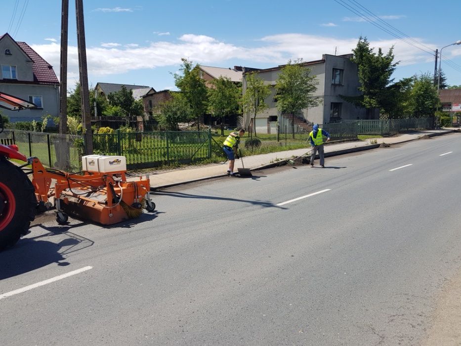 Zamiatanie mechaniczne, zamiatarka, mycie dróg, placów budowy Wrocław