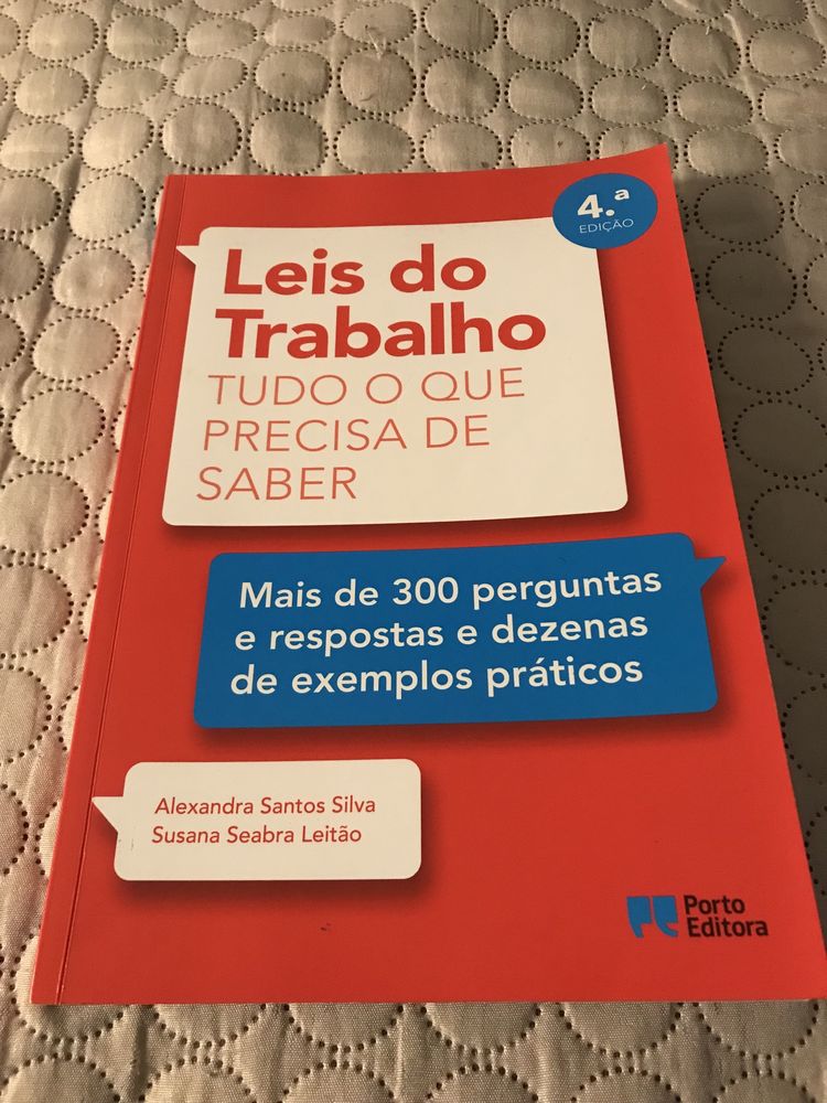 Livro Leis do Trabalho - Tudo o que precisa de saber