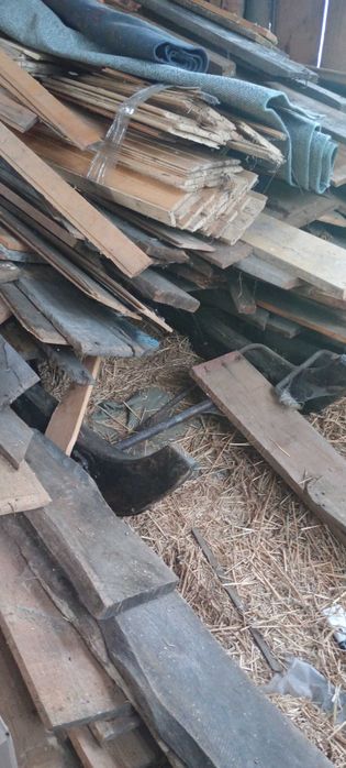 Stare deski ok 4 m kw jesion dąb. Rustykalne