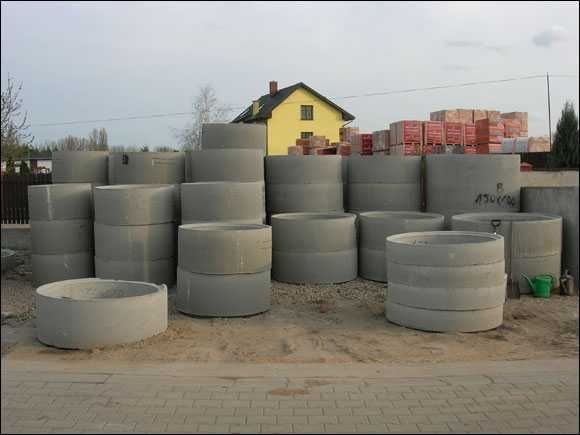 Kręgi betonowe 60, 80, 100, 120, 150 transport HDS drenaże włazy