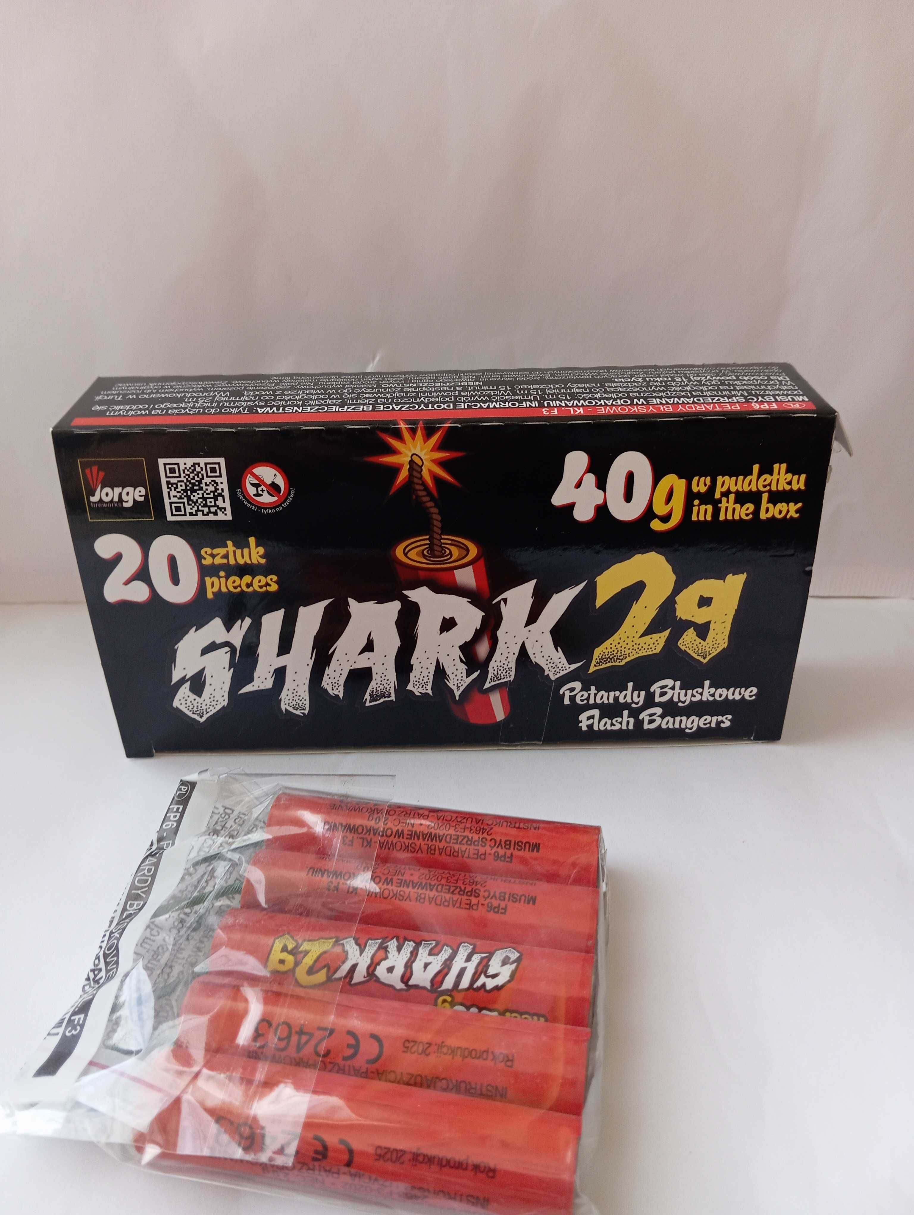 Odstraszacz dzikich zwierząt Shark 2g, 20 sztuk w opakowaniu, 40g!!!