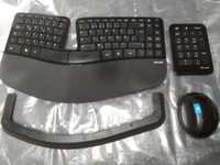Клавиатура ergonomic microsoft кейпад мышк эргономична комплект sculpt
