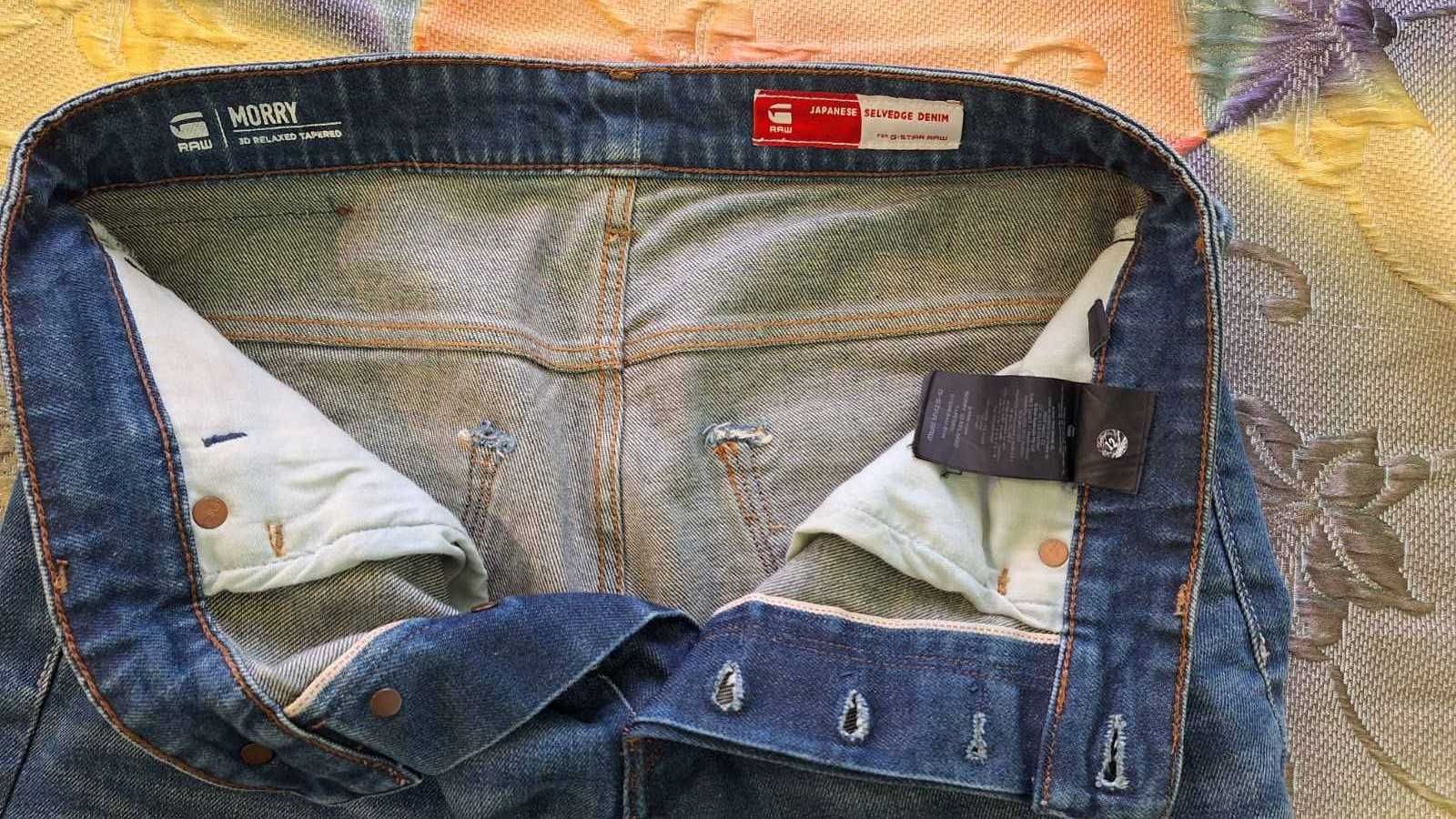 Класні селвідж джинси G-star Raw Morry 3D Relaxed японський SELVEDGE