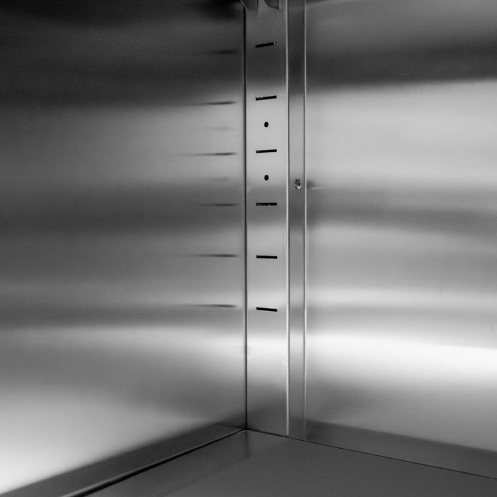 Szafa gastronomiczna Mega-M 2-drzwiowa 80x50x180 cm stal nierdzewna