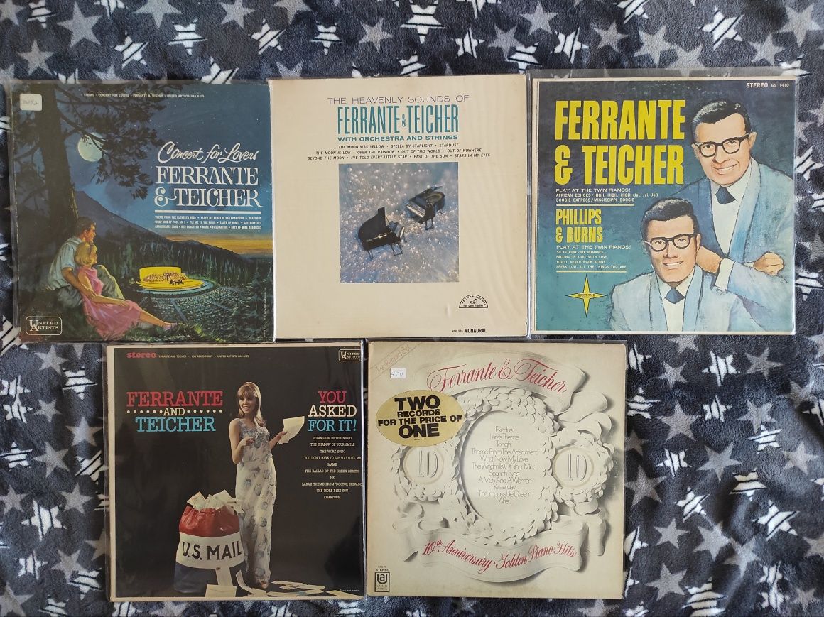Одним лотом 6 пластинок Ferrante&Teicher (piano, pop)