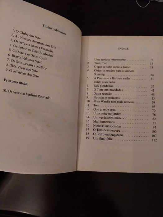 “Os Sete - O Mistério Dos Sete”, de Enid Blyton (O Clube dos Sete - 9)