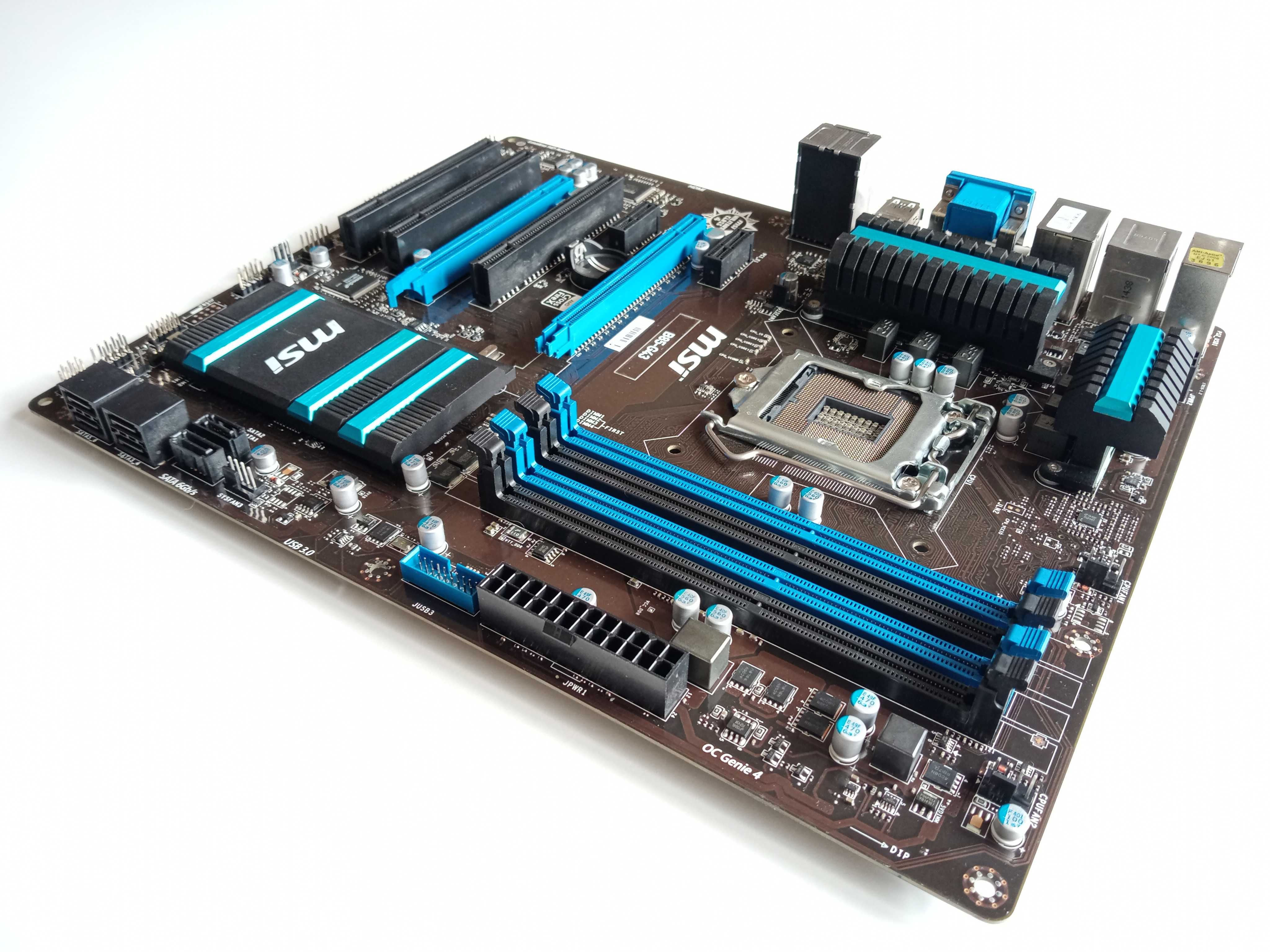 #1 - Płyta główna MSI B85-G43, DDR3, PCIe 3.0, USB 3.0, SATA III