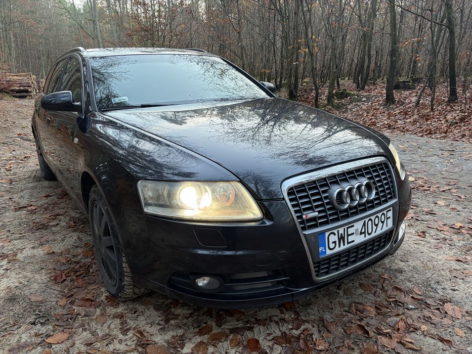 Audi a6 3xsline 240km quattro 2008 kamera el fotele