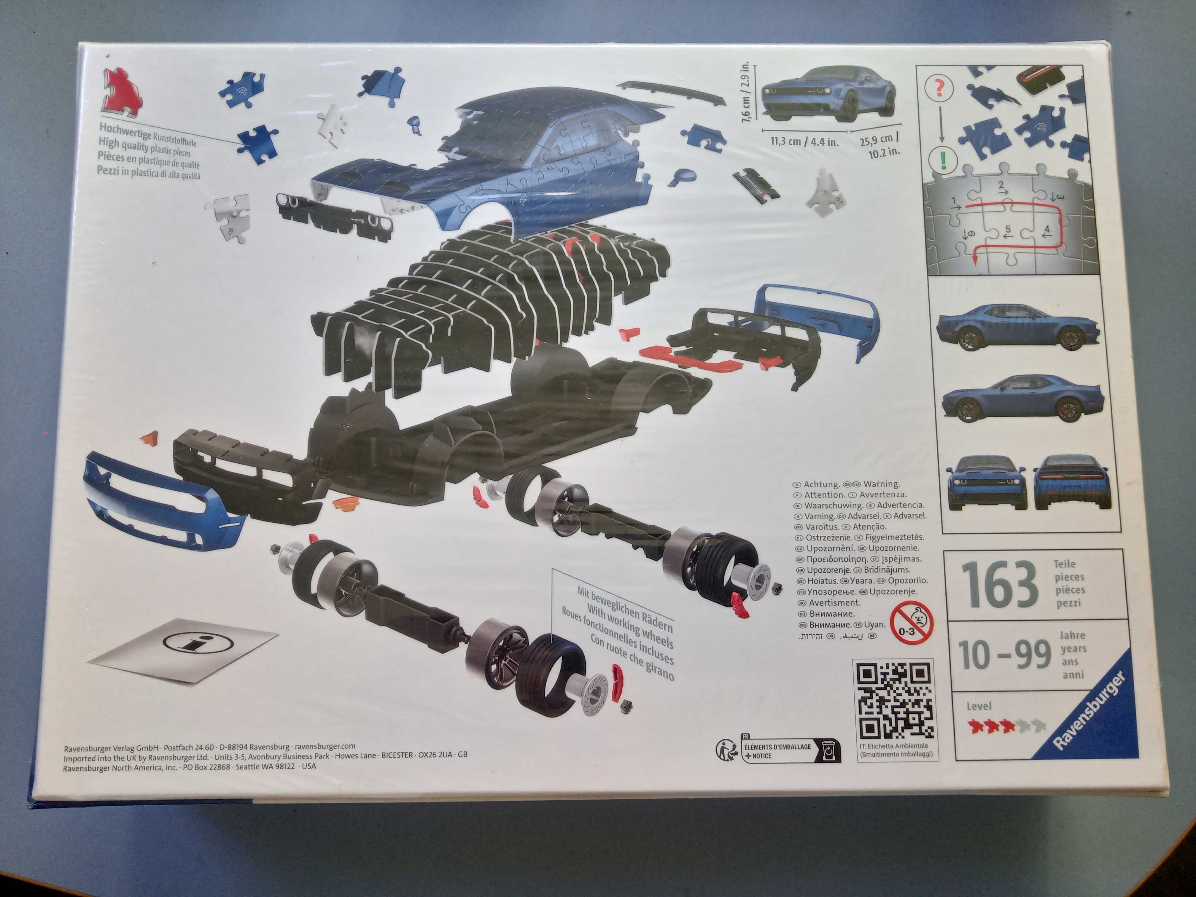 3D паззл автомобиль Ravensburger