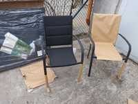 Fotel Ambient czarny krzesło balkon dzialka