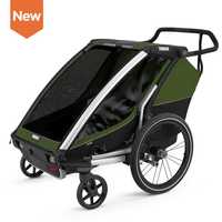 Przyczepka Thule Chariot CAB 2 Cypress Green/Nowy/Gwarancja/Pobranie