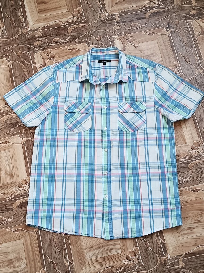 Брендовые мужские рубашки  в клетку Tommy Hilfiger,Zara,George,Next.