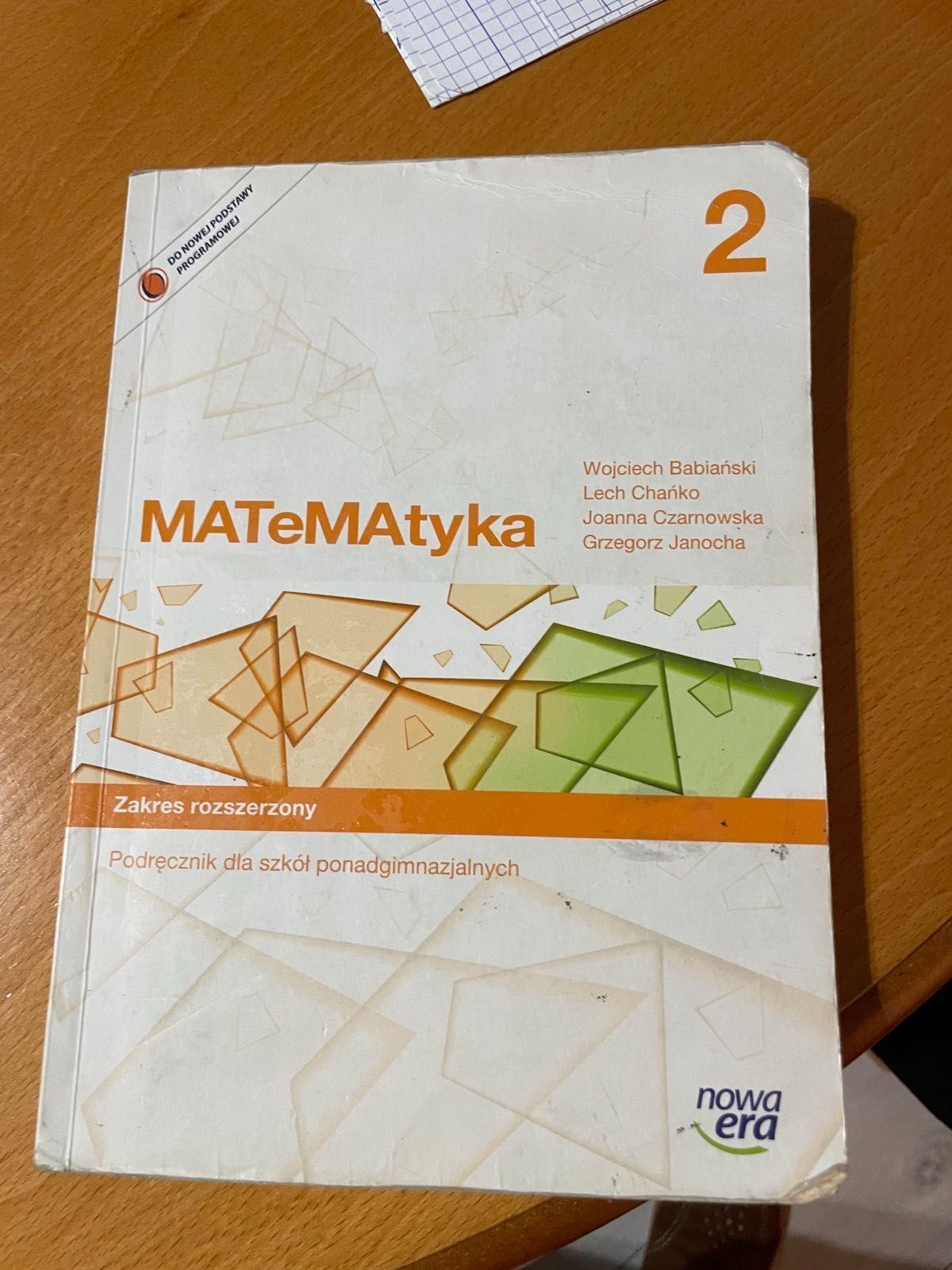 Matematyka 2 książka