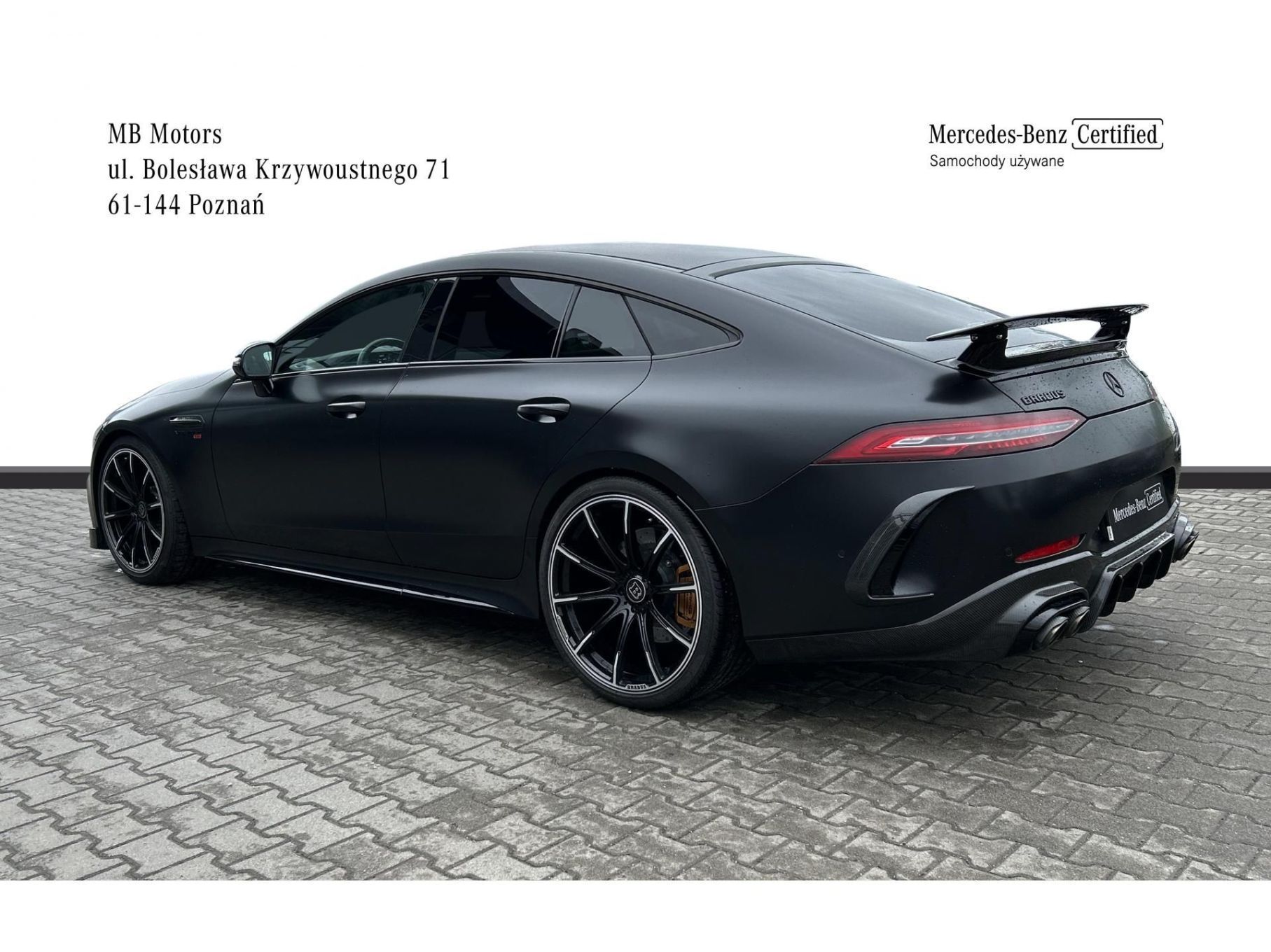 Mercedes-Benz AMG GT 800 Brabus salon Polska od dealera VAT23%