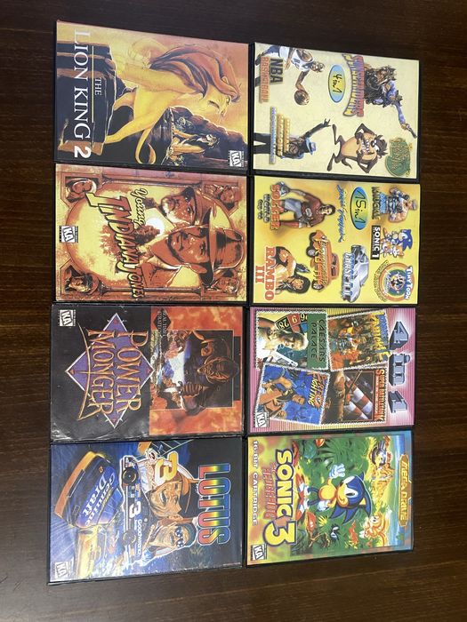 Картриджі SEGA MD перевірені. Цвна за усі