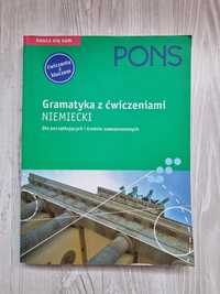 Niemiecki gramatyka z ćwiczeniami PONS dla początkujących i średniozaa