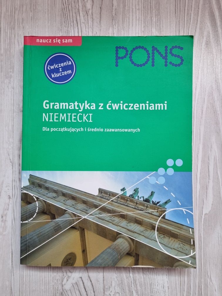 Niemiecki gramatyka z ćwiczeniami PONS dla początkujących i średniozaa